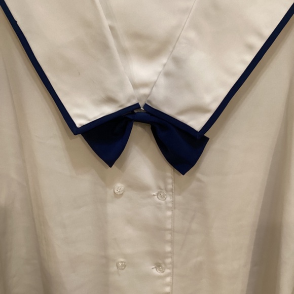 Vintage. Rare. Lloyd Williams nautical white blouse - Picture 3 of 8